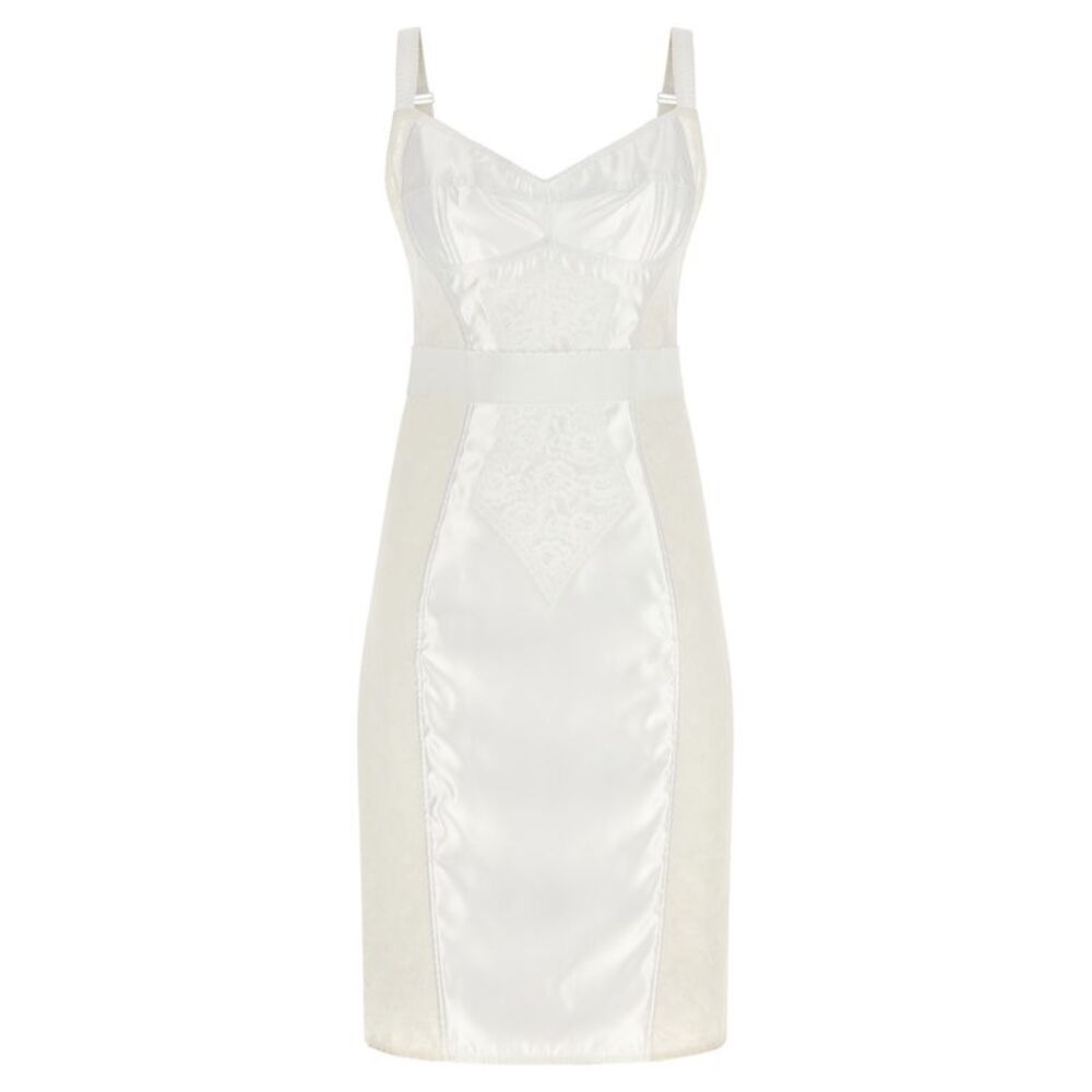 Dolce & Gabbana White Polyamide Midi Women's Dress